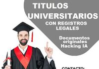 TITULOS UNIVERSITARIOS CON REGISTRO LEGAL EUROPA Y AMERICA... ANúNCIOS Bonsanuncios.pt